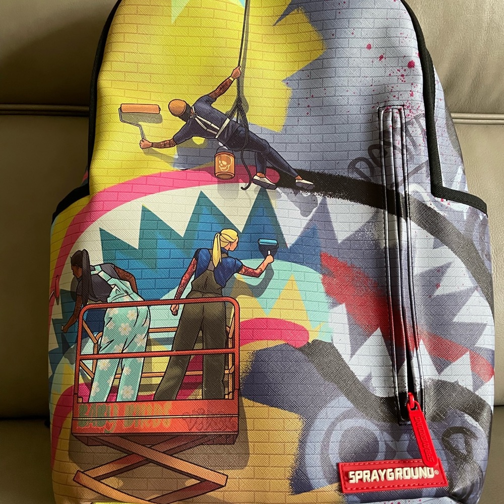 SPRAYGROUND…MIDNIGHT RUN BACKPACK…MULTI COLOR